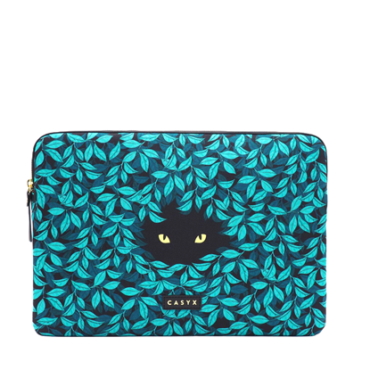 Attēls no Casyx | SLVS-000001 | Casyx for MacBook | Fits up to size 13 ”/14 " | Sleeve | Spying Cat | Waterproof