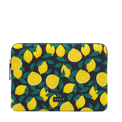 Attēls no Casyx | SLVS-000002 | Casyx for MacBook | Fits up to size 13 ”/14 " | Sleeve | Midnight Lemons | Waterproof