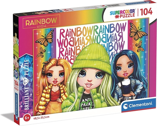 Picture of Clementoni Clementoni Puzzle 104el Brilliant Rainbow High 20342