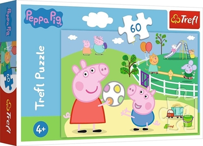 Picture of Trefl Puzzle 60 el. Zabawy w gronie przyjaciół Peppa Pig