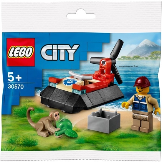 Изображение LEGO City Poduszkowiec ratowników dzikich zwierząt (30570)