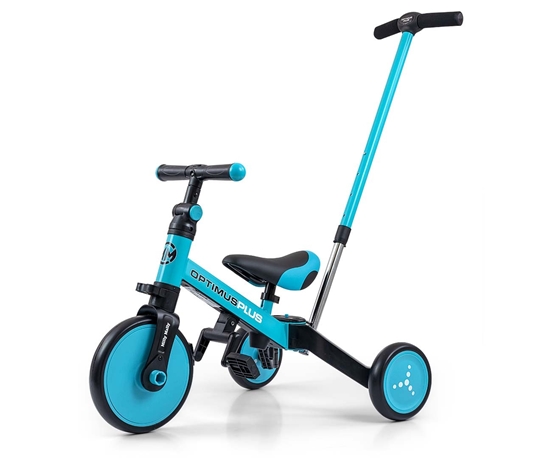 Изображение Milly Mally Rowerek Ride On - Bike 4w1 OPTIMUS PLUS Blue