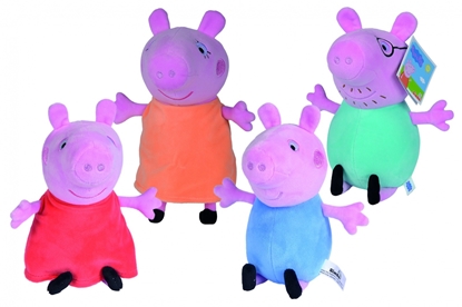 Изображение Simba Świnka Peppa Maskotki pluszowe 16-20cm 4 wzory (109261011)