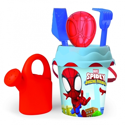 Изображение Smoby Wiaderko z akcesoriami 17 cm Spidey