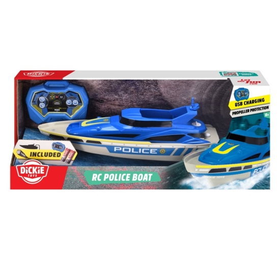 Picture of Dickie Dickie RC Police Boat 2,4 GHz, RTR        201107003ONL