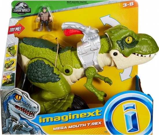 Изображение Figurka Mattel Jurassic World Imaginext - Szczękozaur T-Rex (GBN14)