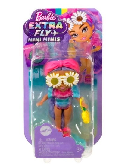 Picture of Lalka Barbie Mattel BRB EXTRA FLY MINI MINIS PLAZOWA HPN06 WB4