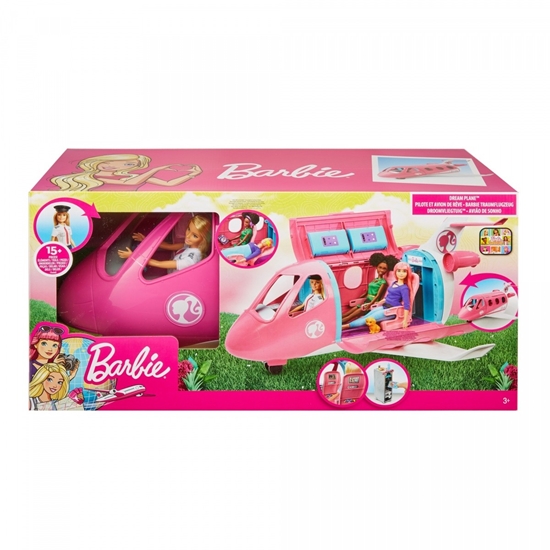 Изображение Mattel Barbie samolot + lalka Pilot GJB33