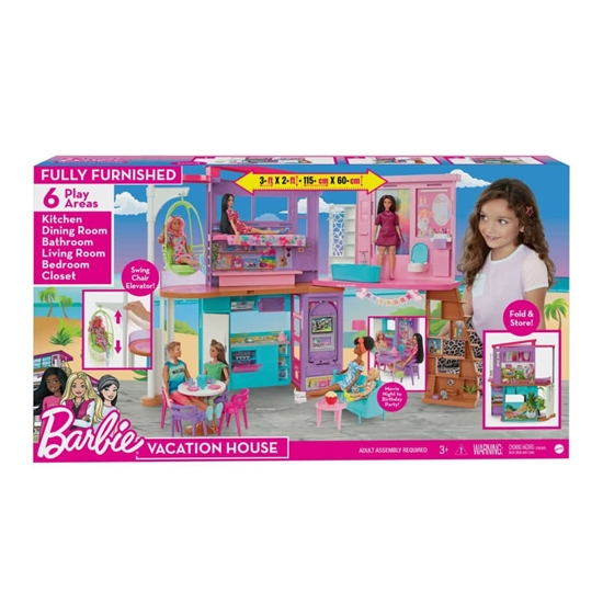 Изображение Mattel Barbie Wakacyjny domek HCD50