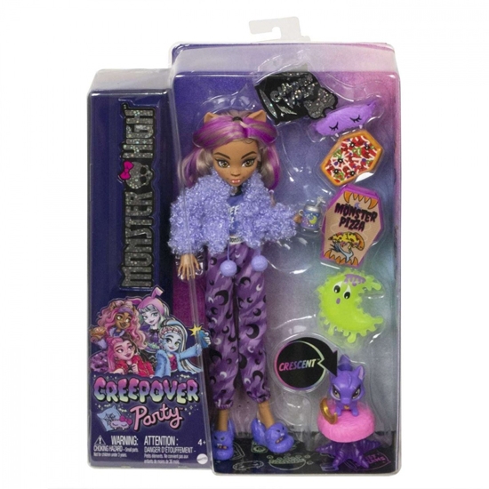 Picture of Mattel Monster High - Upioroparty Clawdeen Wolf PiżamaParty (HKY67)