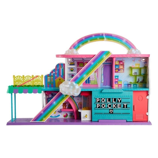 Picture of Mattel Polly Pocket 3-poziomowe Tęczowe Centrum Handlowe HHX78