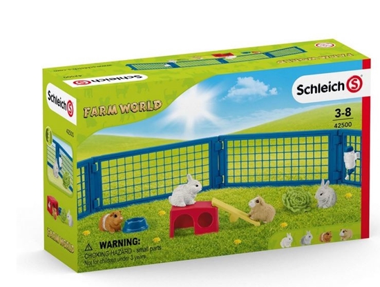 Picture of Schleich Farm World        42500 Rabbit and guinea pig hutch