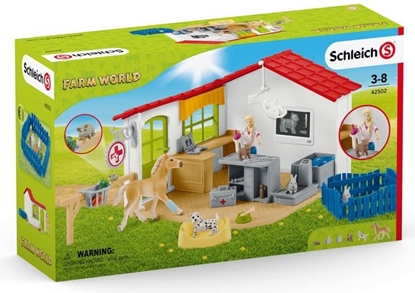 Attēls no Schleich Farm World        42502 Veterinarian practice with pets