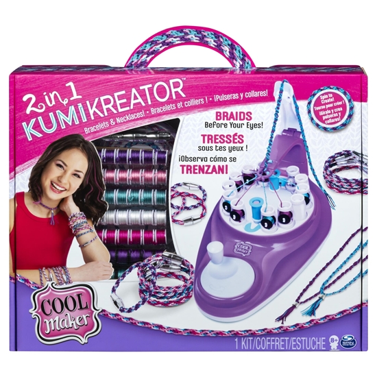 Picture of Cool Maker , 2-in-1 KumiKreator, Necklace and Friendship Bracelet Maker Activity Kit, for Ages 8 and Up