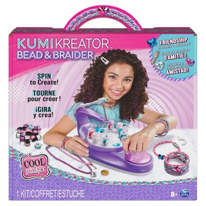 Picture of Cool Maker , KumiKreator Bead & Braider Friendship Necklace and Bracelet Making Kit, Arts & Crafts Christmas Gifts, Kids Toys for Girls Ages 8 and up