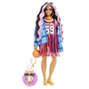 Picture of Doll Barbie Extra Sports dress / Black and pink hair