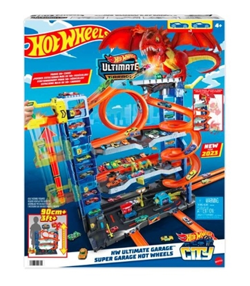 Attēls no Hot Wheels Zestaw City Mega - Atak smoka (HKX48)