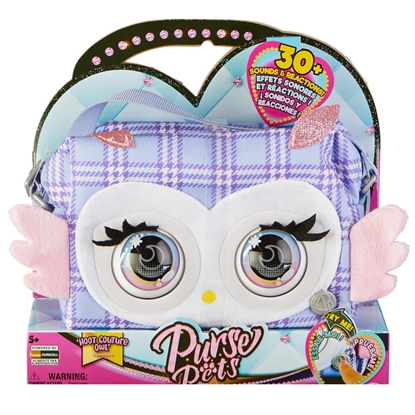 Изображение Spin Master Torebka interaktywna Purse Pets Print Perfect Sowa