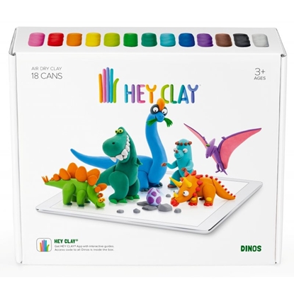 Изображение Tm Toys Hey Clay - Masa plastyczna Dinozaury HCLSE006