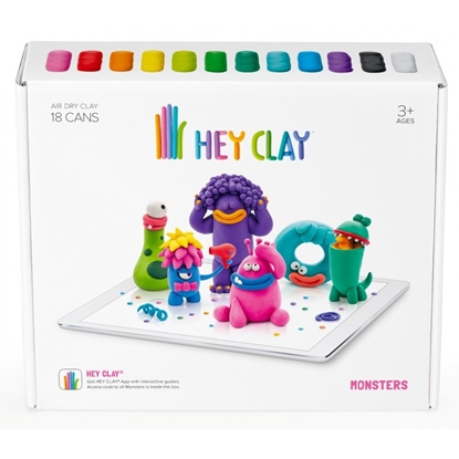 Изображение Tm Toys Hey Clay - Masa plastyczna Potwory HCLSE004