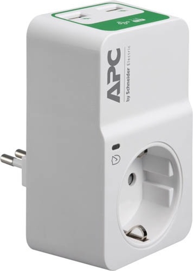 Picture of APC Essential SurgeArrest 1 Outlet 230V, 2 Port USB Charger, Italy