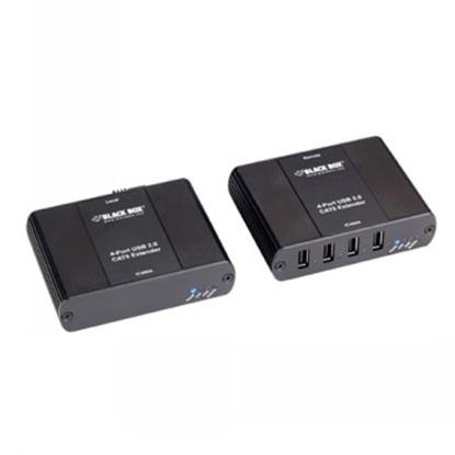 Attēls no BLACKBOX USB ULTIMATE EXTENDER OVER CATX - 100M, 4 PORT