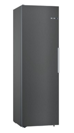 Изображение Bosch Serie 4 KSV36VXEP fridge Freestanding 346 L E Black, Stainless steel