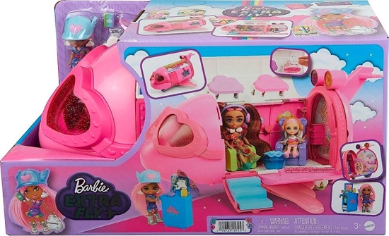 Изображение Lalka Barbie Mattel Barbie Extra Fly Samolot (HPF72)