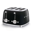 Attēls no SMEG TOASTER 4X4 50�STYLE BLACK TSF03BLEU