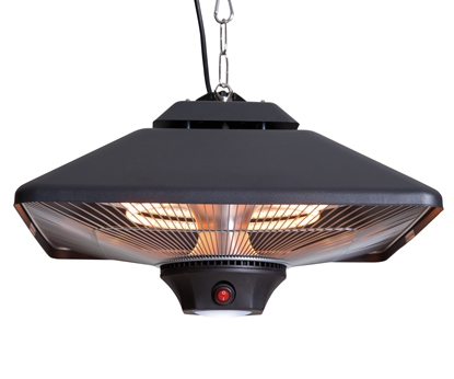 Picture of SUNRED | Heater | CE17SQ-B, Spica Bright Hanging | Infrared | 2000 W | Black | IP24