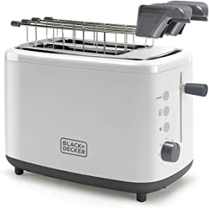 Изображение Ecost prekė po grąžinimo Black + Decker BXTOA820E Skrudintuvas 820W 2 platūs skrebučių skyriai 7 ke