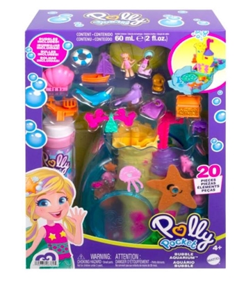 Изображение Mattel Polly Pocket Bąbelkowe akwarium zestaw HHH51