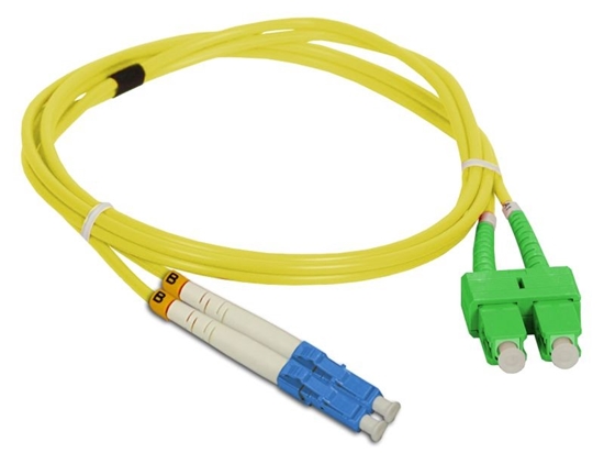 Picture of Alantec FO Patch cord SC/APC-LC duplex SM 9/125 2.0m (FOC-SCALC-9SMD-2)