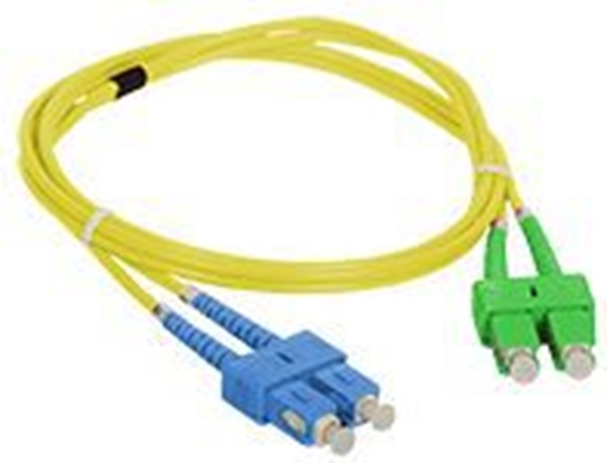 Picture of Alantec FO Patch cord SC/APC-SC duplex SM 9/125 1.0m (FOC-SCASC-9SMD-1)