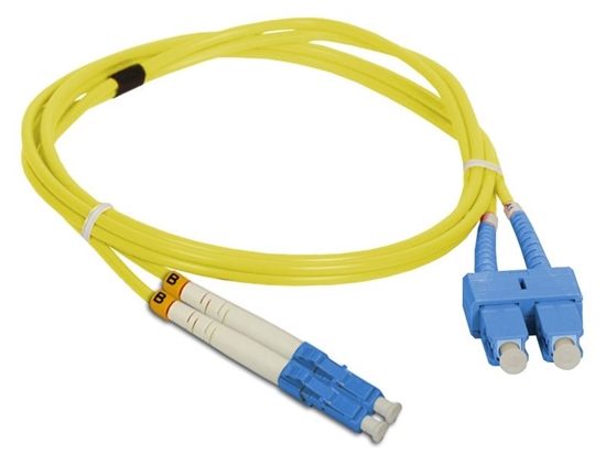 Picture of Alantec FO Patch cord SM LC-SC duplex 9/125 2.0m (FOC-LCSC-9SMD-2)