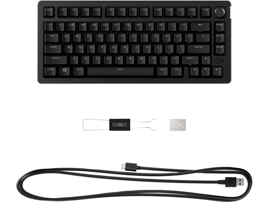 Picture of KEYBOARD ALLOY RISE 75 S BLACK/7G7A4AA#ABA HYPERX