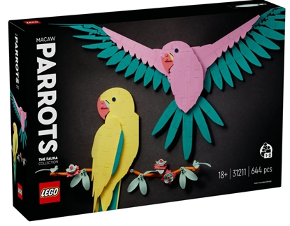 Attēls no LEGO ART 31211  The Fauna Collection - Macaw Parrots