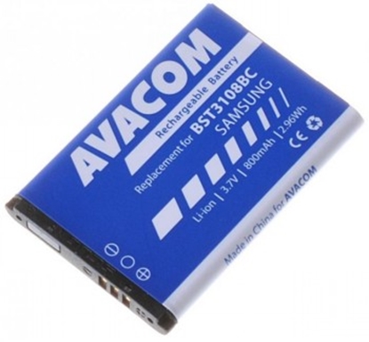 Attēls no AVACOM BATTERY FOR MOBILE PHONE SAMSUNG X200, E250 LI-ION 3,7V 800MAH (REPLACEMENT AB463446BU)